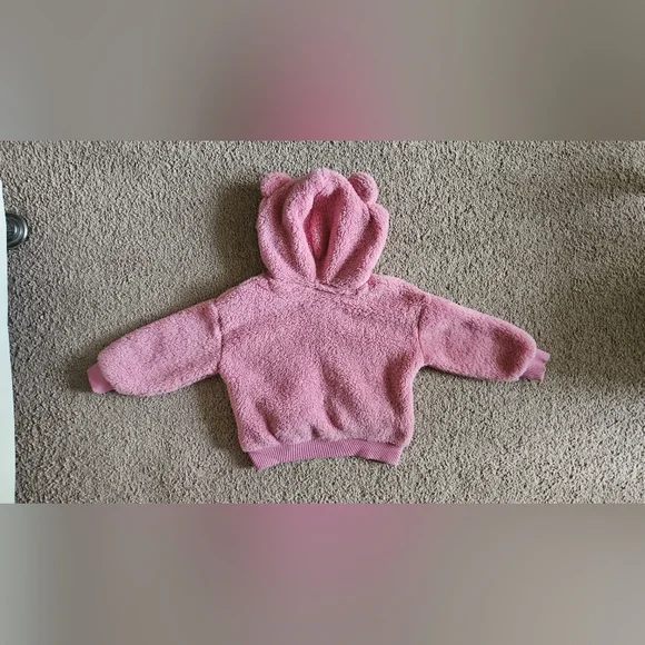 H&M Soft Pink Textured Jacket - Picture 4 of 4